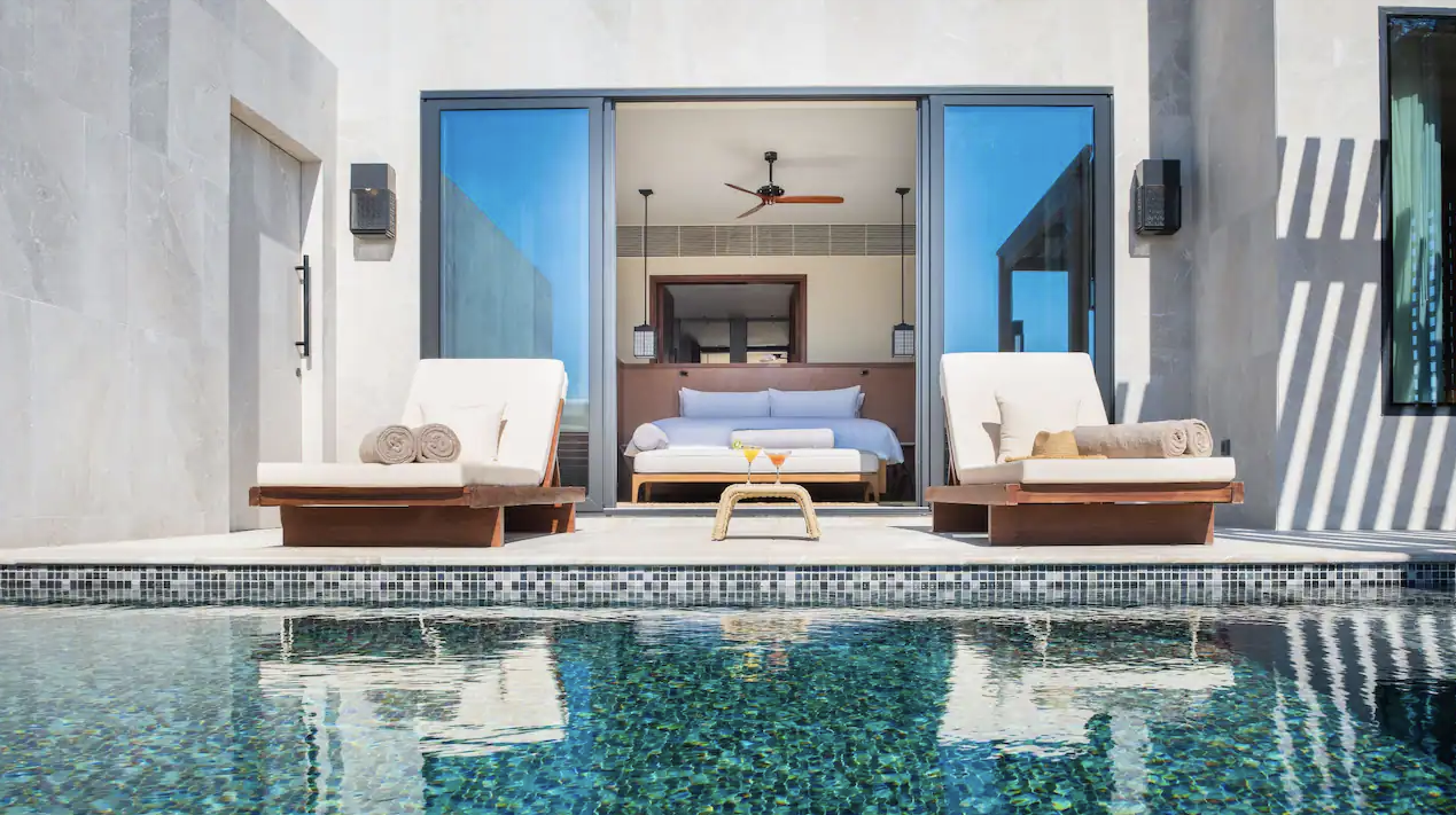 Pool villa at the Alila Hinu Bay